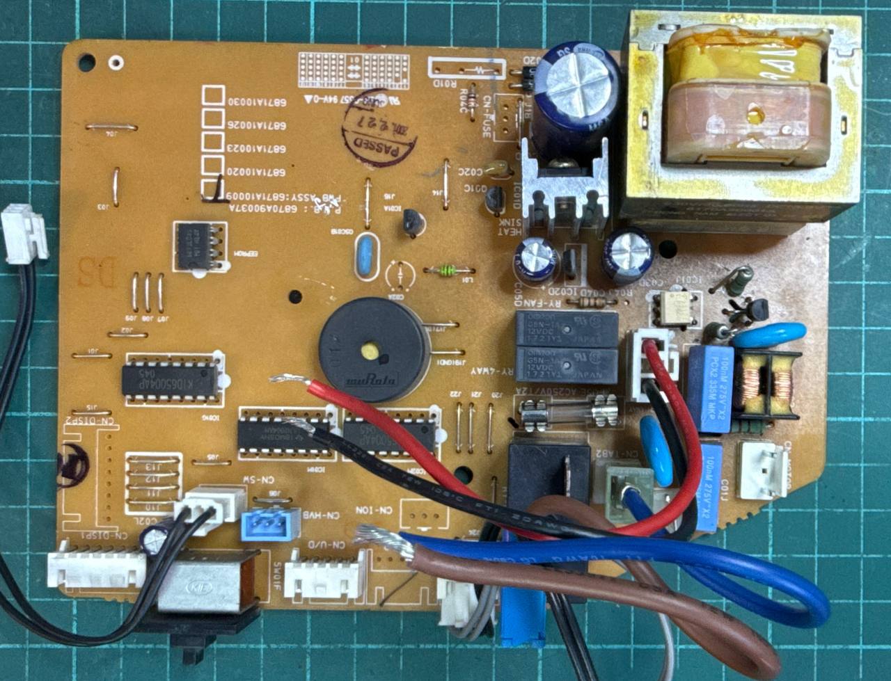 Плата управления и мотор жалюзи кондиционера LG LS-J0763EL