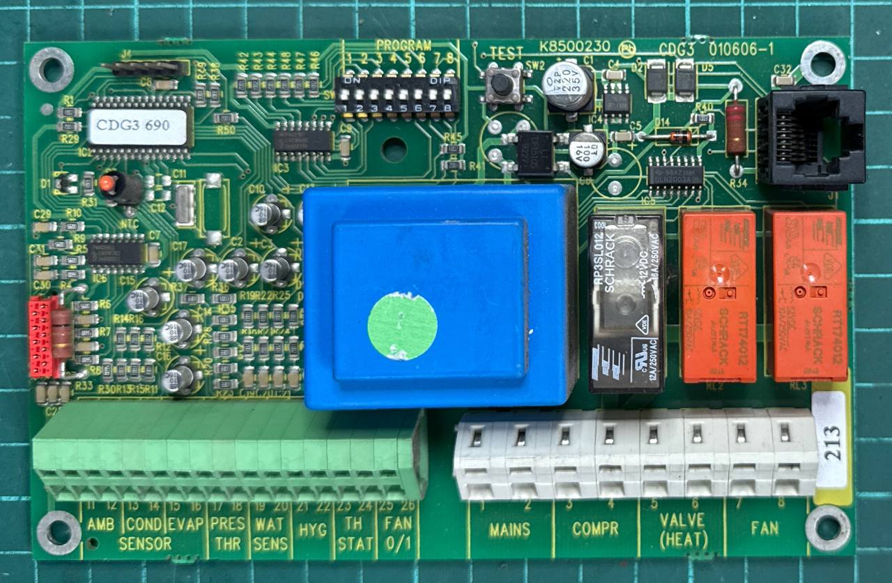 Плата осушителя Dantherm CDP35, CDP45, CDP65