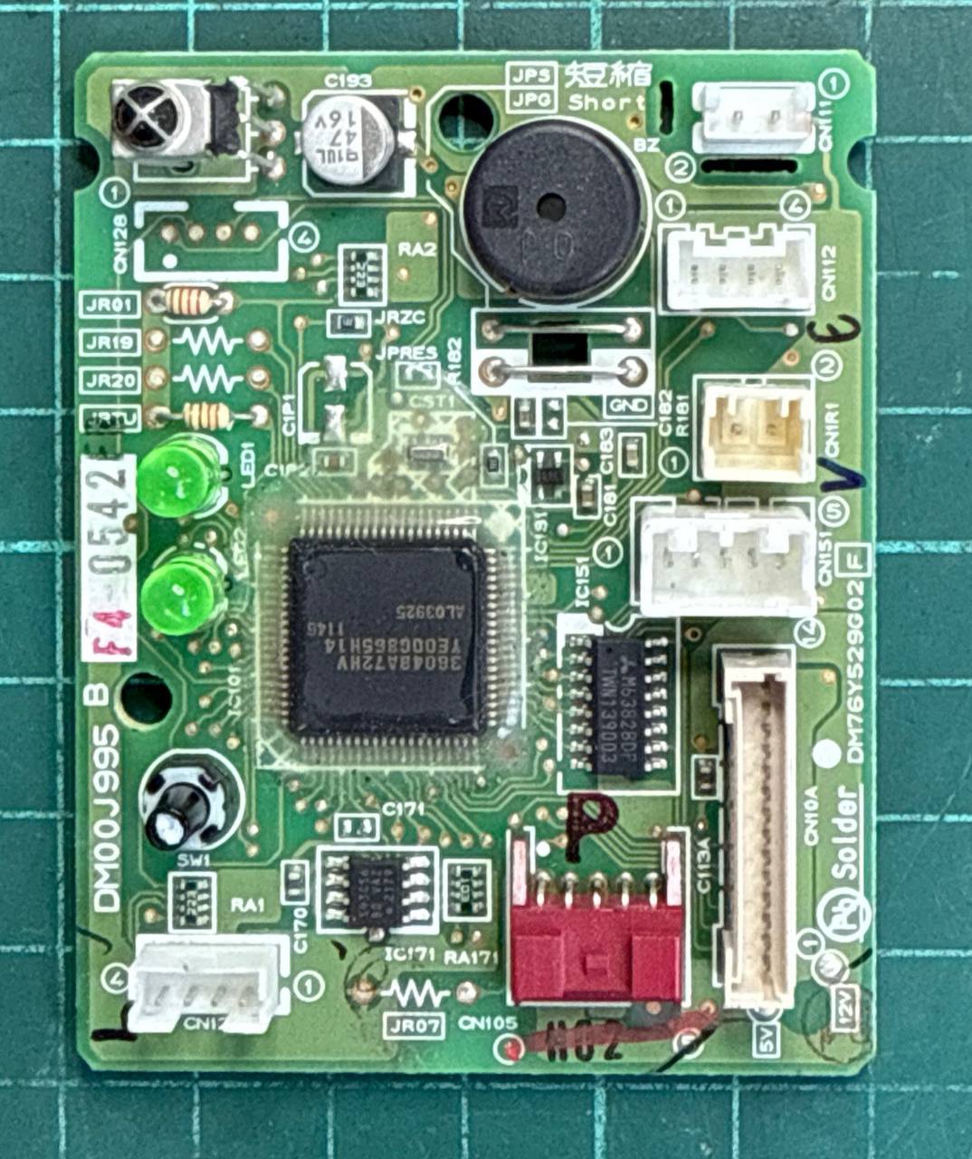 Плата-дисплей Mitsubishi Electric DM00J997D DM76Y529G02F DM00J995B